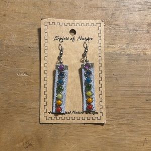 Spirit of Nature Chakra Dangle Earrings